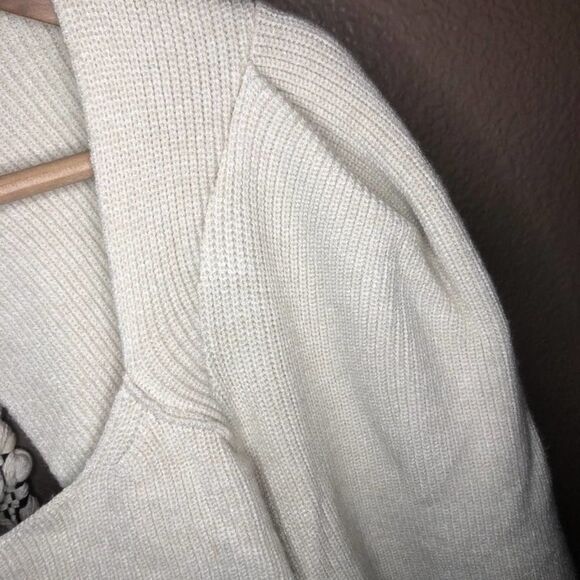 Free People Saffron Oatmeal Scoop Neck Sweater Top - Picture 4 of 11